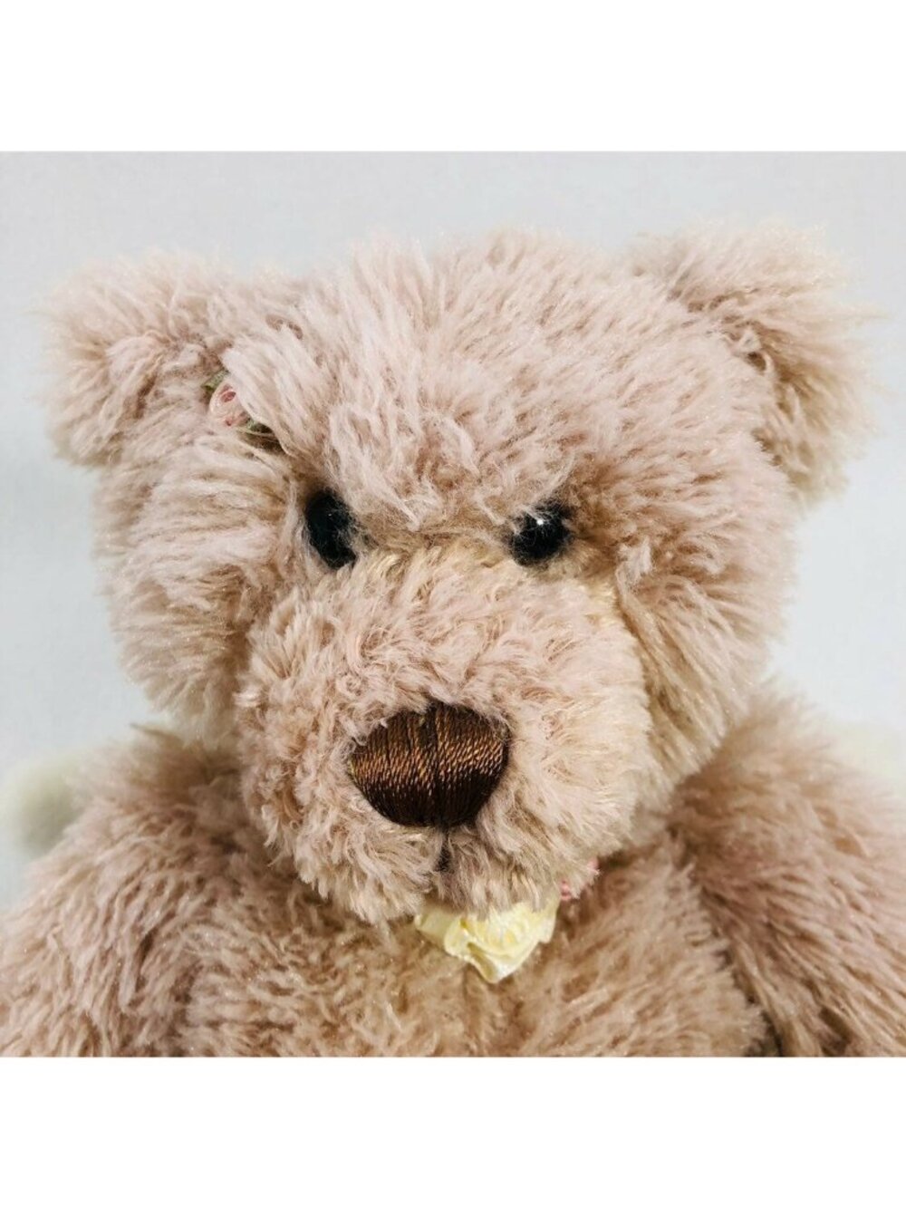 First Main Angel Wing Bear Plush Toy Guardian Girl Women Pink Flower Cuddle Kid - Picture 7 of 12